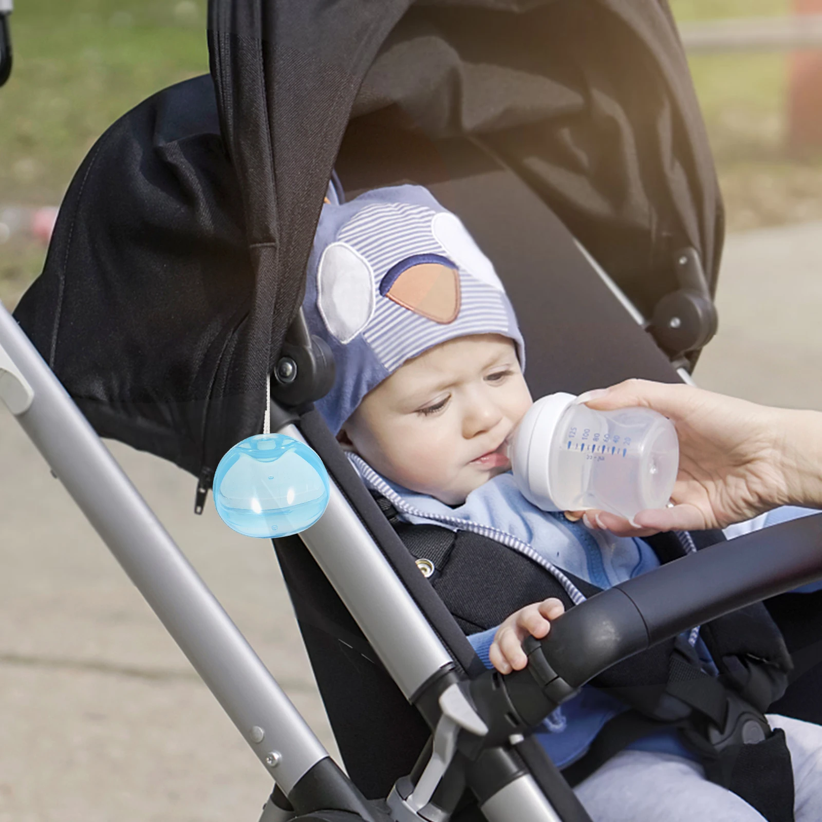

4pcs Box Storage Holder Travel Baby Case Multifunctional Clean Portable Small Size Convenient Parent Essential Baby Pacifier