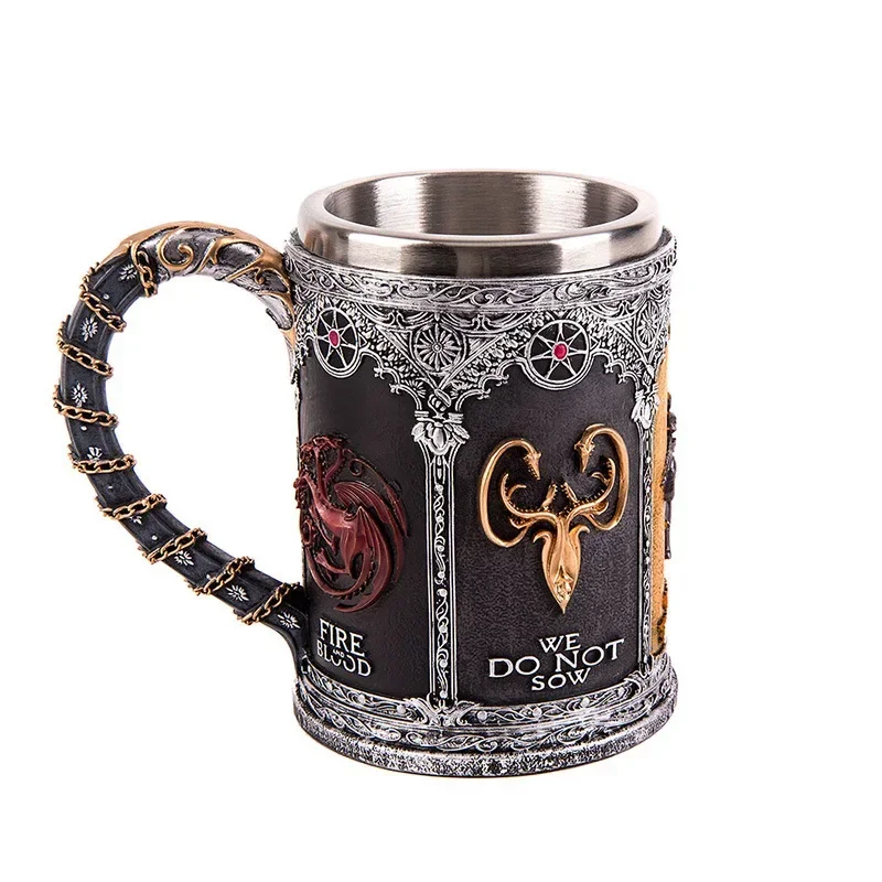 Game of Thrones Cup Commemorative Beer Steins Gift Mug Creative Totem Noble Wine Glass Water Cup