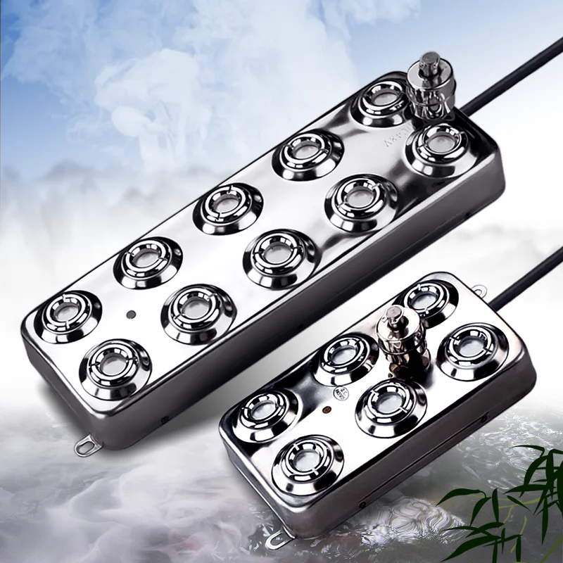 10/12 Head Humidifier Atomizer Mist Maker High Quality Humidifier Fogger Fog Machine