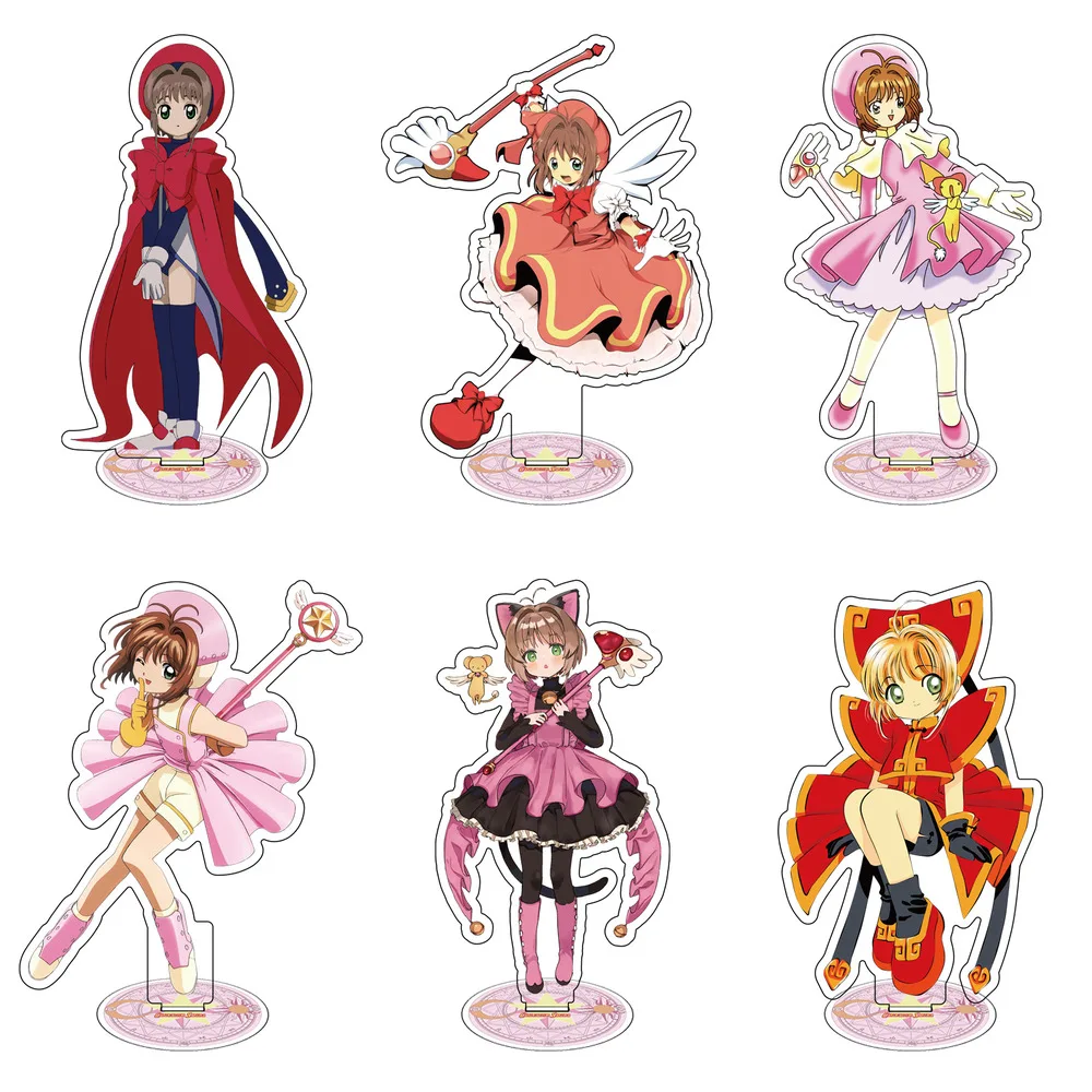 Cardcaptor Sakura Stand Model Anime Figure Kinomoto Sakura Custom Acrylic Standee Desktop Decoration Standing