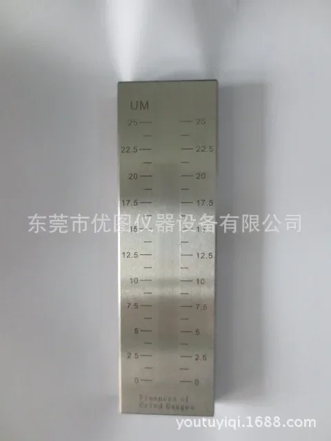 Scraper fineness meter, single channel scraper fineness meter, ink fineness scraper