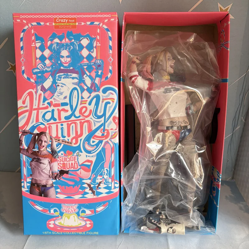 

Crazy Toys Figure Harley Quinn Action Figure 1/6 Joker Team Of Prototyping Collectable Model Toy Christmas Gift 30CM