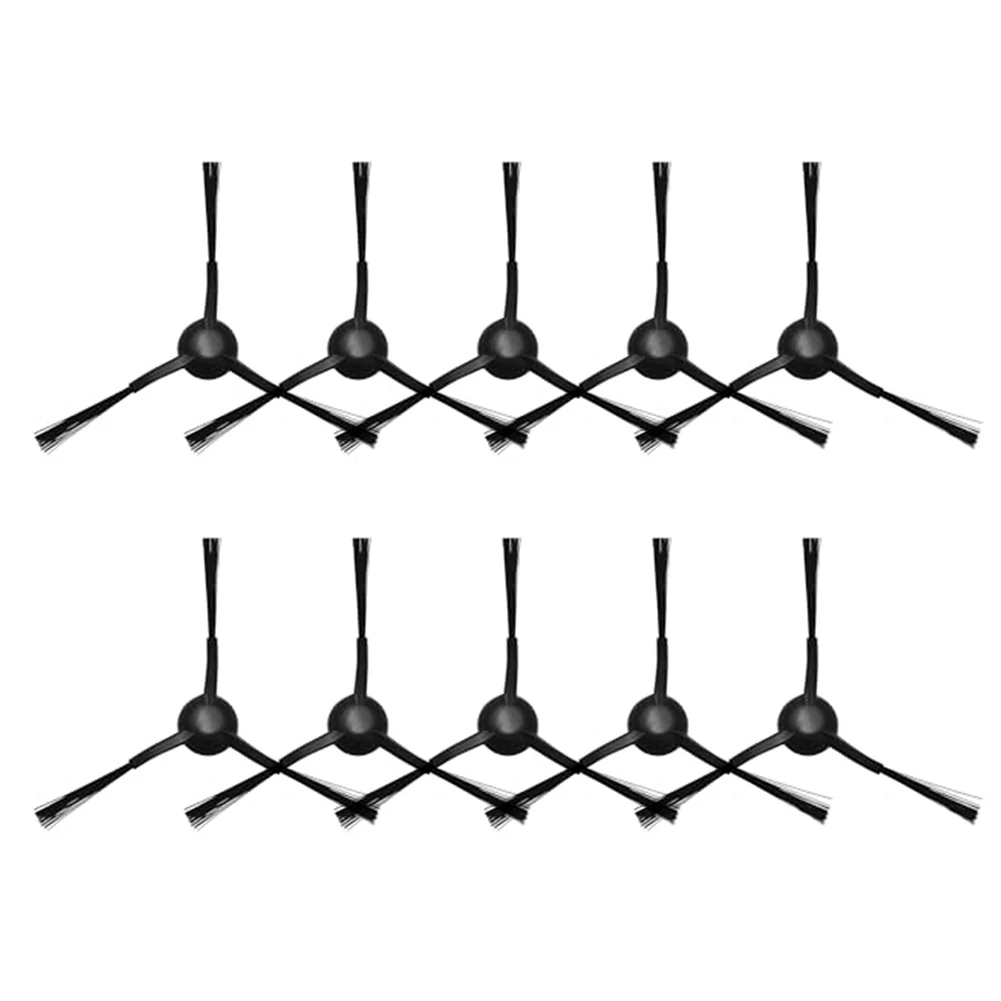 Set of 10 Replacement Side Brushes for ZACO A10 Pro Robot Vacuum Cleaner Accessories Construction for Extended Use