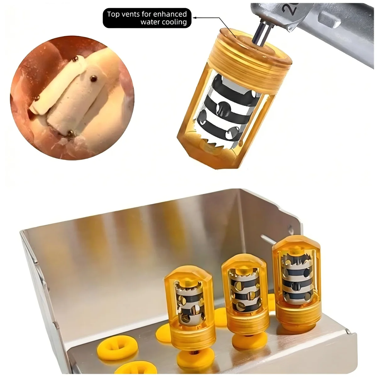 

Dental Bone Harvesting Drill Autogenous Bone Collector for Implant Surgery Bone Block Harvesting Grafting Tool Dentist Drill