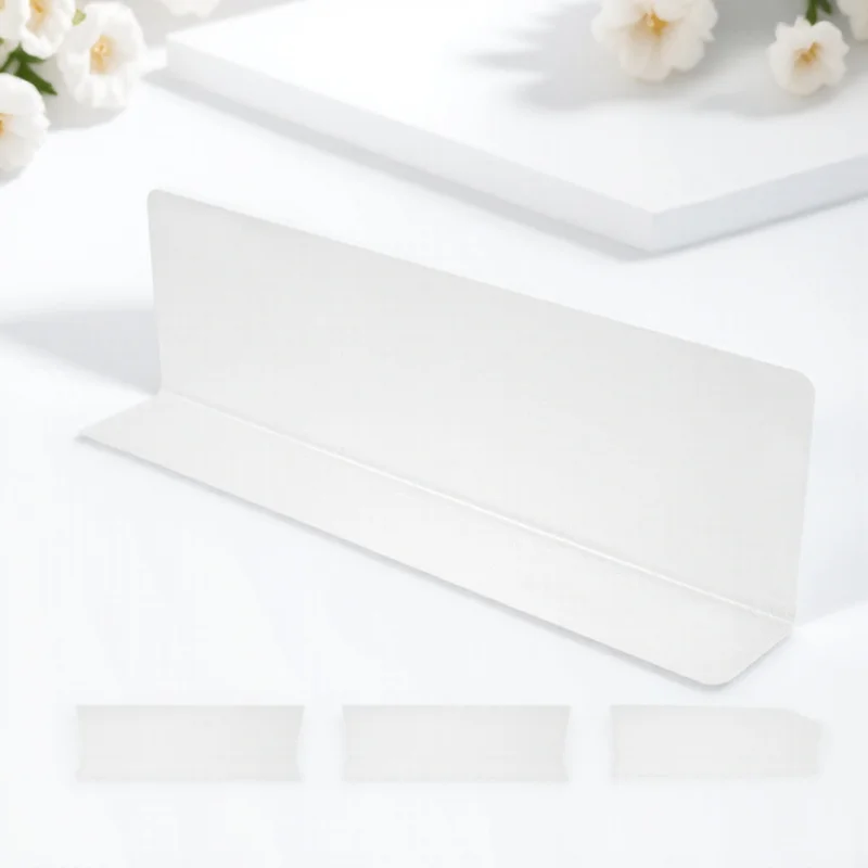 

10Pcs Transparent L Shaped Shelf Dividers Commodity Dividers Cabinet Storage Organizer for Closets Cabinet Divider