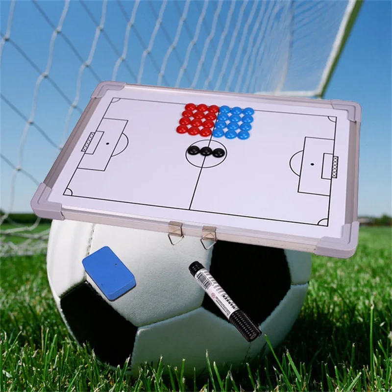 Tactische magnetische plaat voor voetbalstrategie Coach voetbalbord Aan de muur gemonteerde wedstrijdtraining Zandtafel lesbord