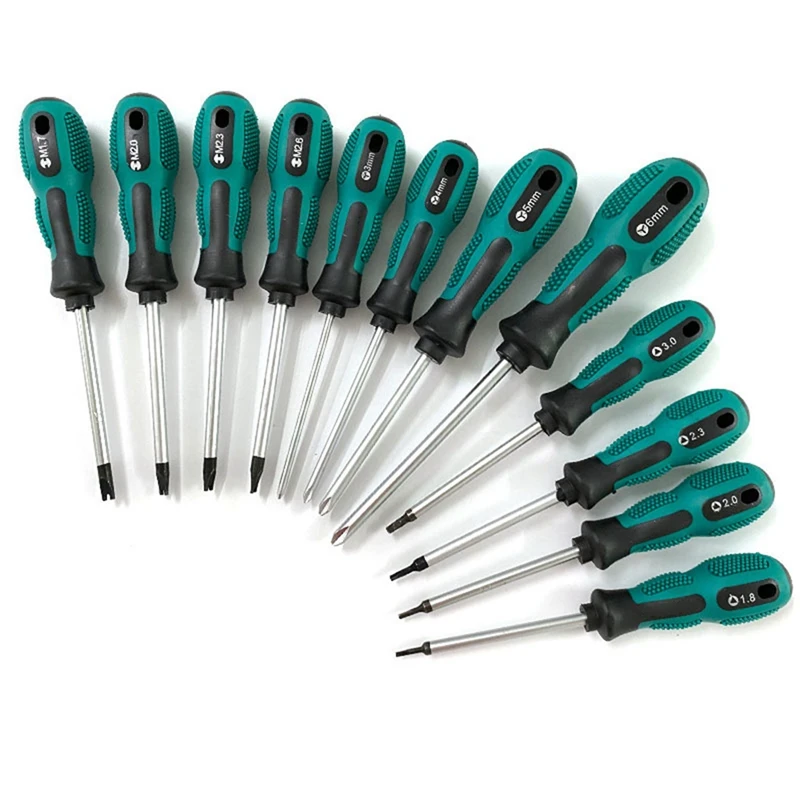 ABJI-Screwdriver Professional Quality Hand Tool U-Shaped Triangle Y-Shaped Repair Screwdriver Set
