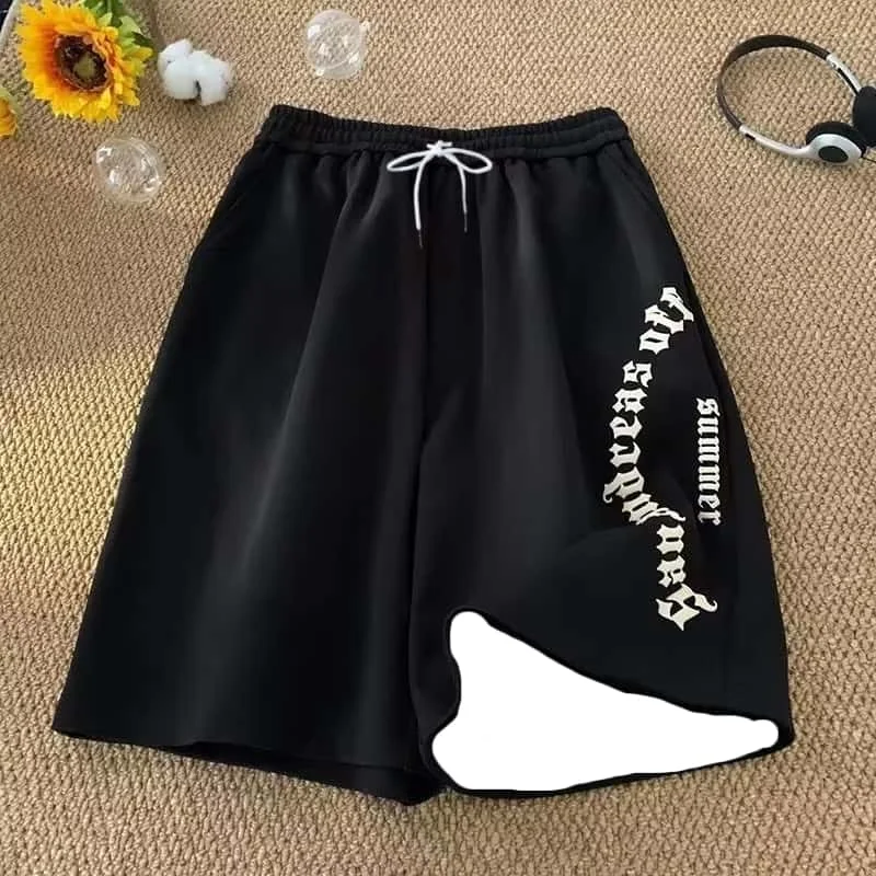 Men's Shorts, Casual Shorts, Oversized Beach Shorts, Retro Letter 3D Printed Quick Drying Breathable Sports Versatile Shorts