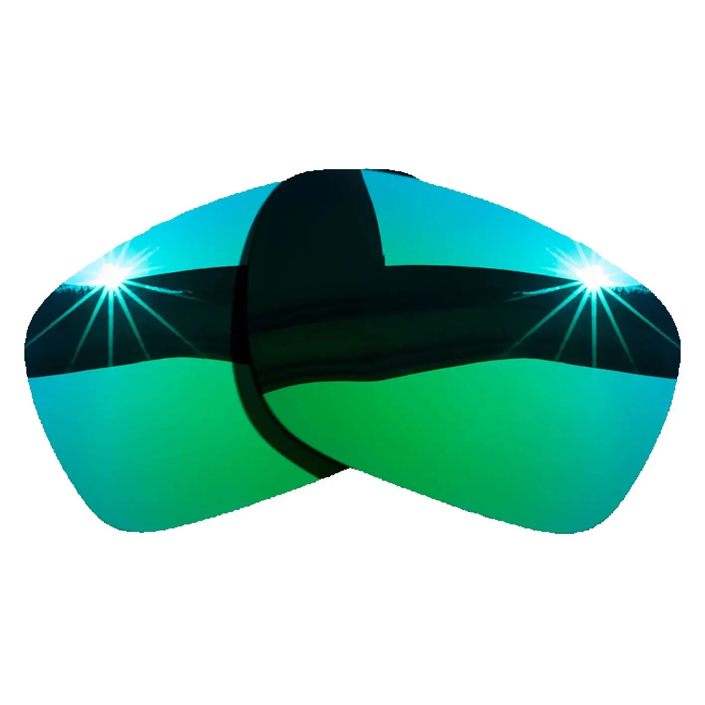 

Polarized Sunglasses Replacement Lenses for-Oakley Sylas 57mm Frame - Green