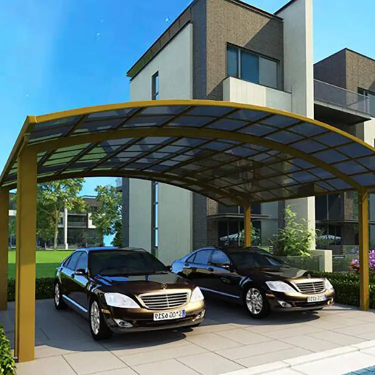 

Modern Single Carports Car Shelter With Aluminum Frame Polycarbonate Carports