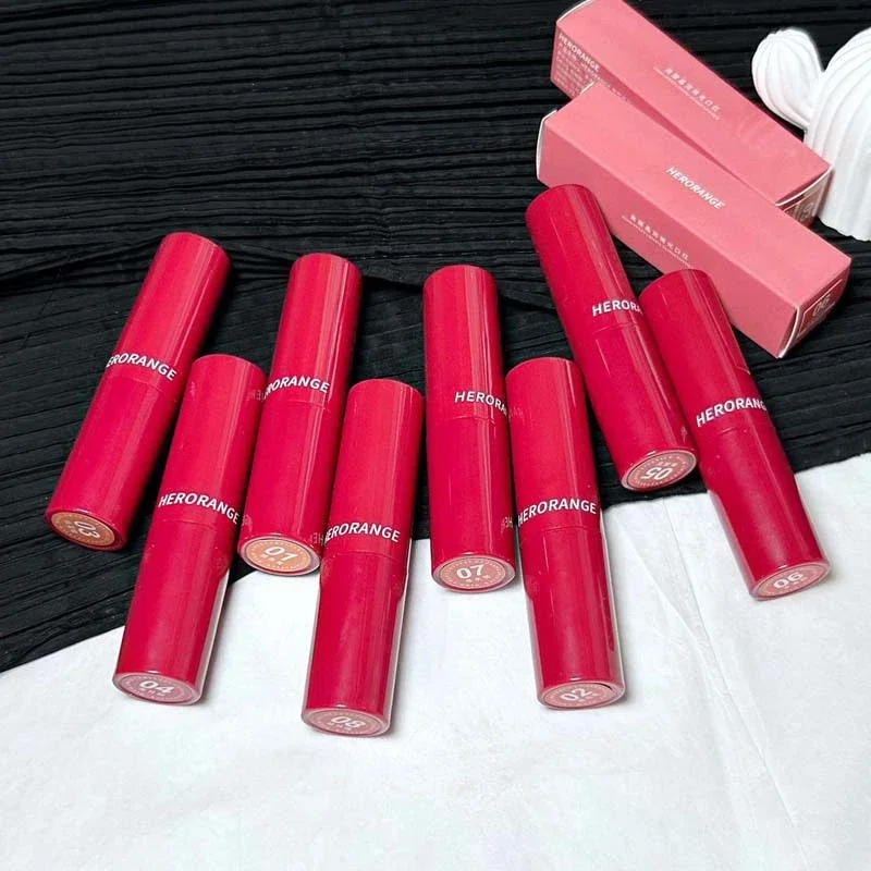 Jelly Lip Glaze Batom, Espelho Hidratante, Água Luz, Lip Gloss Sólido, Chá De Vidro Vermelho Marrom, Tint Maquiagem Cosméticos, Novo, 8 Cores