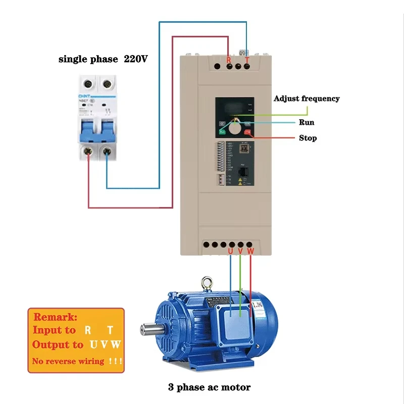 2.2KW 380V 3 Phase VFD Vector Control AC Motor Speed Controller RS485/Modbus Communication for Water Pump Compressor Pellet