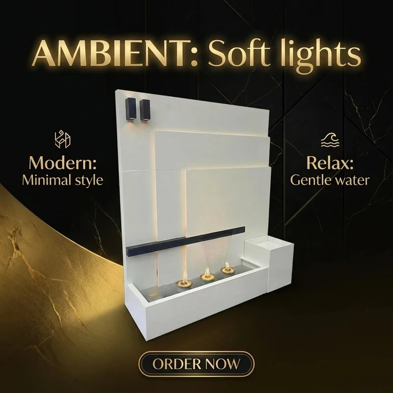 custom.Waterfall Fountain Indoor&Outdoor Ttrict Pre-shipment Inspection  Wall Waterfall Garden Superior Material Custom