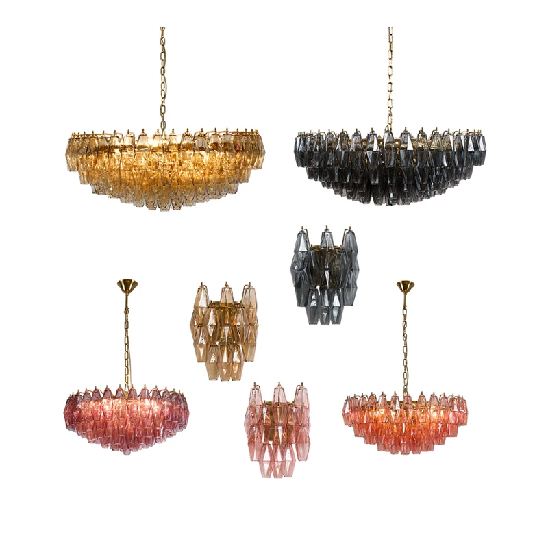 

Wonderful life Murano Collection LED 2025 Chandelier Lustre Suspension Luminaire Lampen Hanging Lamps For Foyer Dinning Room