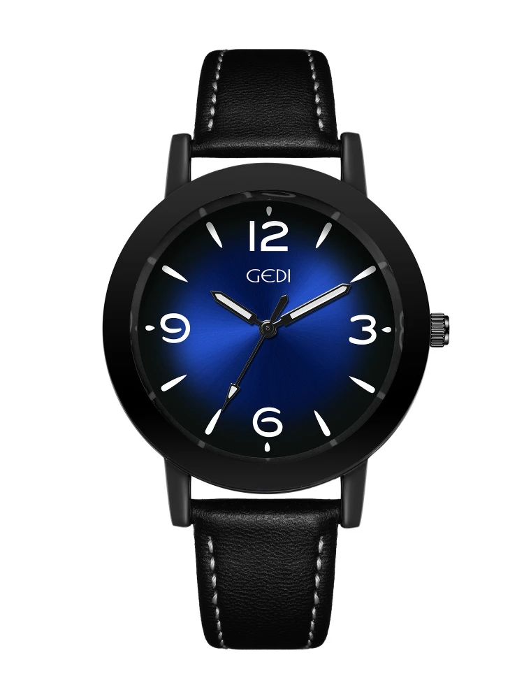 ساعة أنيقة وبسيطة وعالية الإحساس بحزام هدايا للطلاب كوارتز مقاومة للماء للزوجين