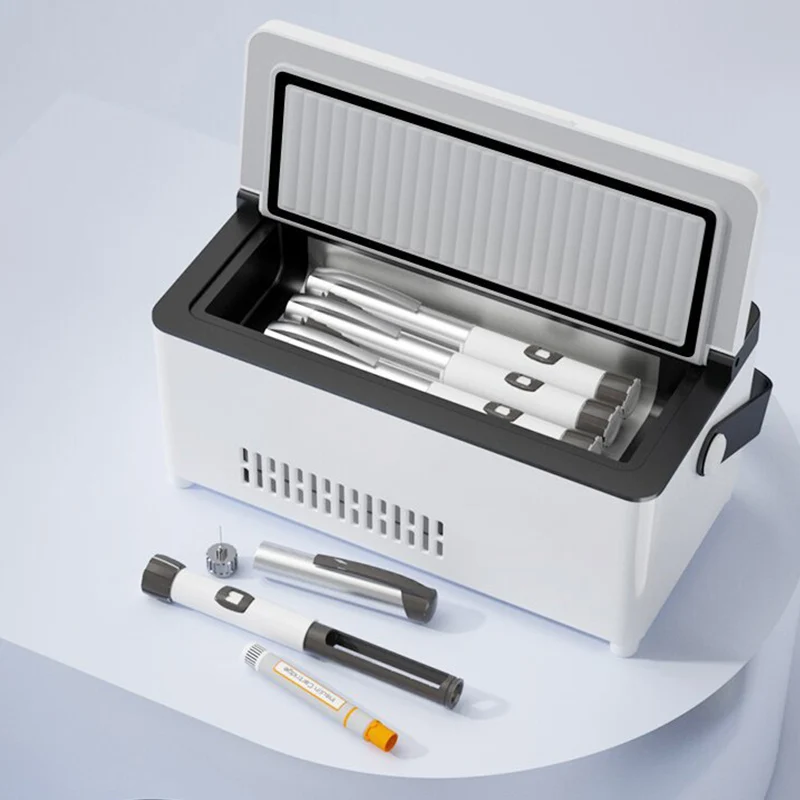 

Small Insulin Cold Storage Box Car Home Dual Purpose Constant Temperature Drug Fridge Medicine Box
