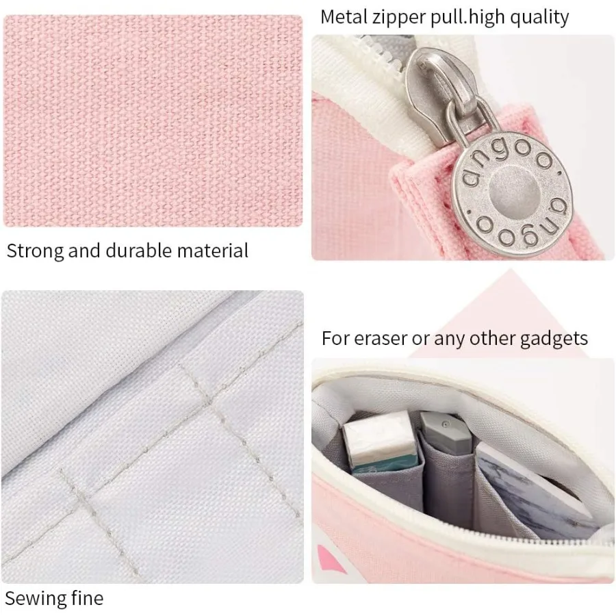 EASTHILL Big Capacity Pencil Pen Case Pouch Box Organizer Large Storage for Bullet Journal Spacious Stationery Holder with Mult