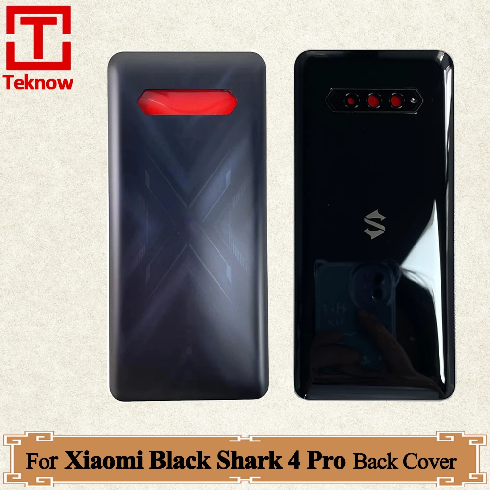 Original Back Cover For Xiaomi Black Shark 4 Pro Shark4 Pro Back Battery Cover SHARK PAR-H0 Rear Housing Door Repalcement