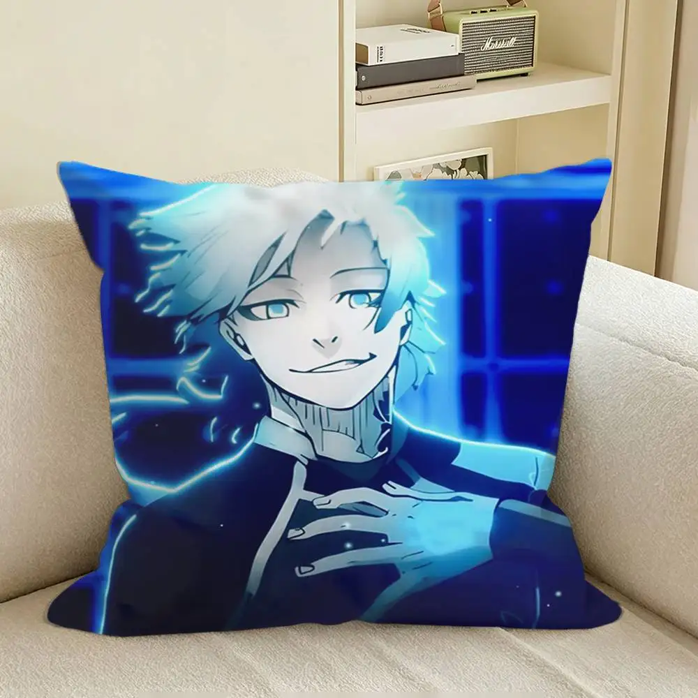 FootballAnime Michael Kaiser Blue LOCK Square Sofa Pillow Cover Solid Color Living Room Home Decor Cushion Case view 6