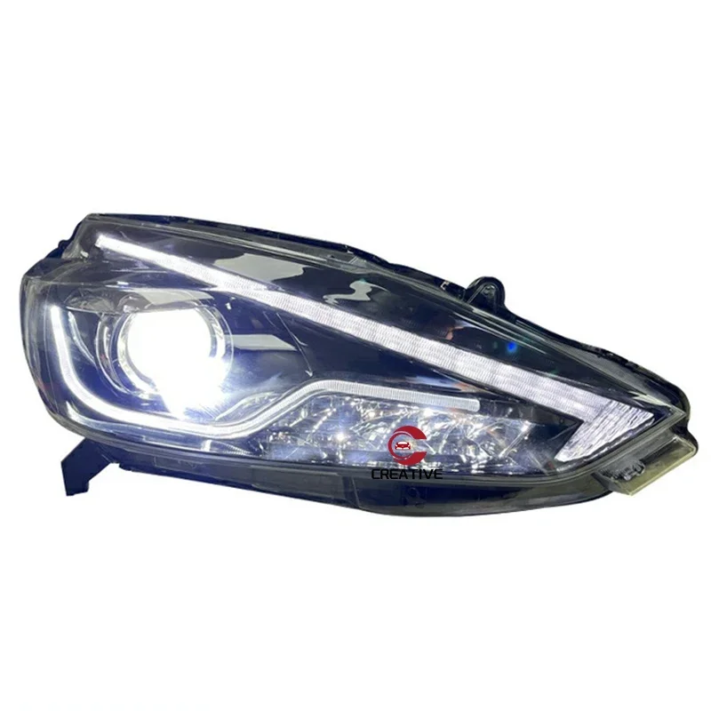 닛산 센트라 실피 펄사 2016-2020 B18용 자동차 부품 LED 램프 헤드라이트, 다이나믹 방향지시등, 하이빔 렌즈, DRL 어셈블리