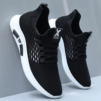 Printemps blanc chaussures décontractées respirant antidérapant marche baskets hommes chaussures en plein air 2025 confortable mode à lacets chaussures de course 2