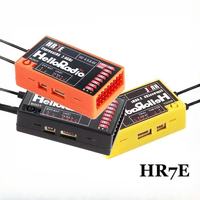 1pcs for HelloRadio HR7E ELRS PWM 7CH Receiver - 2.4G for Fixed Wing Aircraft, Remote Control Drones and Model Airplanes