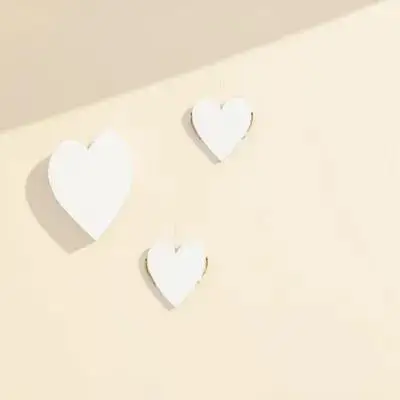 

4pcs Angel Wing Clothes Hangers Sturdy Saving Closet Organizer Non Slip Heart Shaped Rack For Suits Coats Dresses