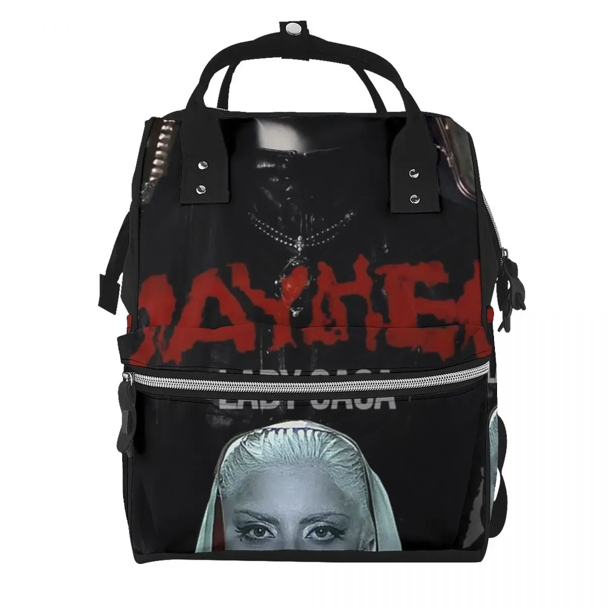 Lady Gaga Mayhem Album Student Backpack School Bag Hiking Travel Daypack for Men Women Bookbag Shoulder Bags