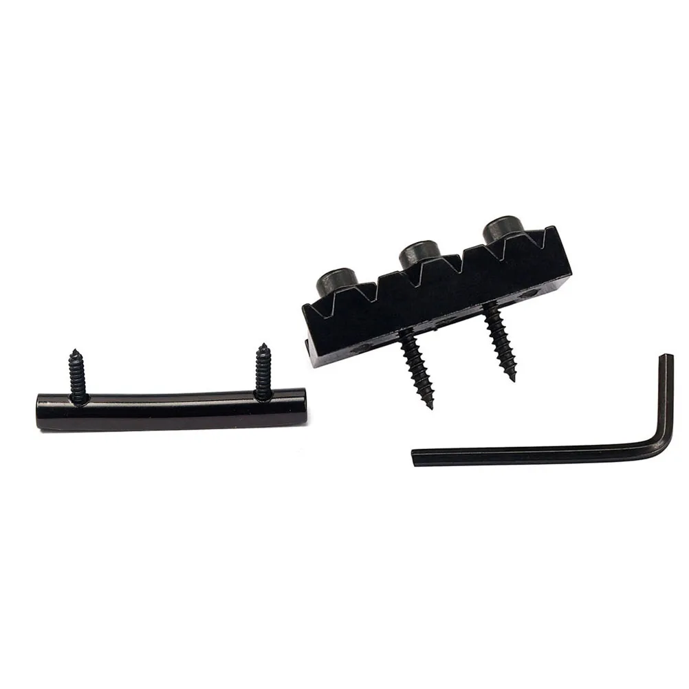 

Guitar Locking String String Locking Nut Retainer Set For Electric Guitar With Screws Floyrose Bridge Replacement Part Black