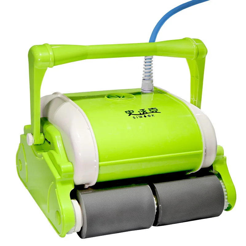Automatic Swimming Pool Vacuum Cleaner Wall Climbing Robot Underwater Sewage Suction Machine with Filter Bag