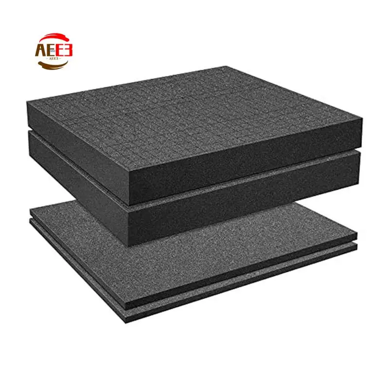 AEE3-4 PCS Pick Apart Foam Insert Pluck Pre Square Sheet Foam With Bottom Use For Board Game Box Cases Storage Drawer