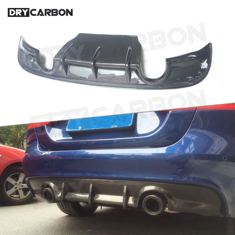 

Carbon Fiber Racing Rear Bumper Lip Diffuser For Jaguar XE Sedan 4-Door 2015-2017 Car Bumper Diffuser Apron Guard Body Kits FRP