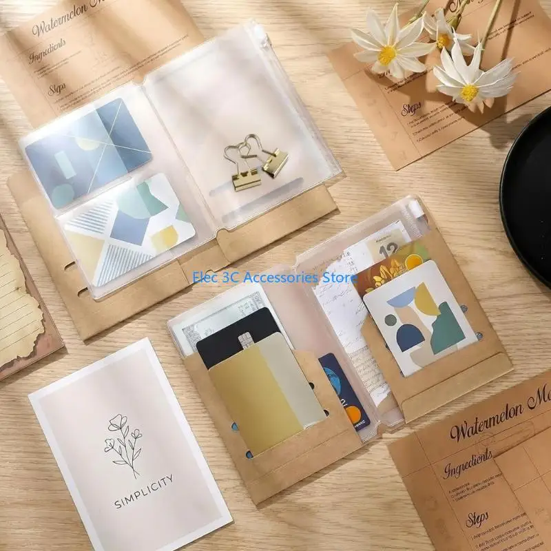 Y51A Practical 6 Piece Kraft Paper Refill Set For Notebooks And Office Supplies