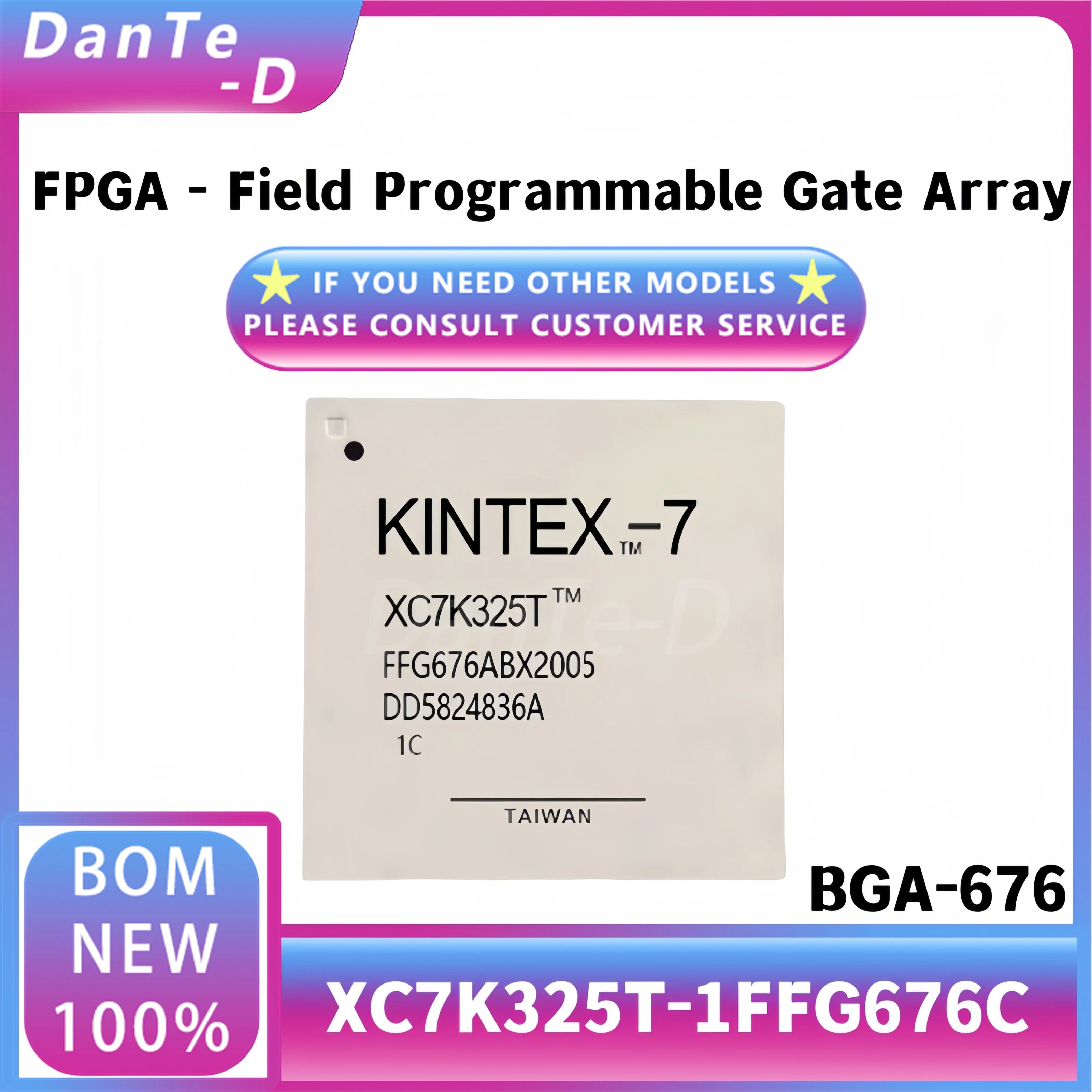 XC7K325T-1FFG676C 1FFG676I BGA-676 FPGA programming gate array original authentic