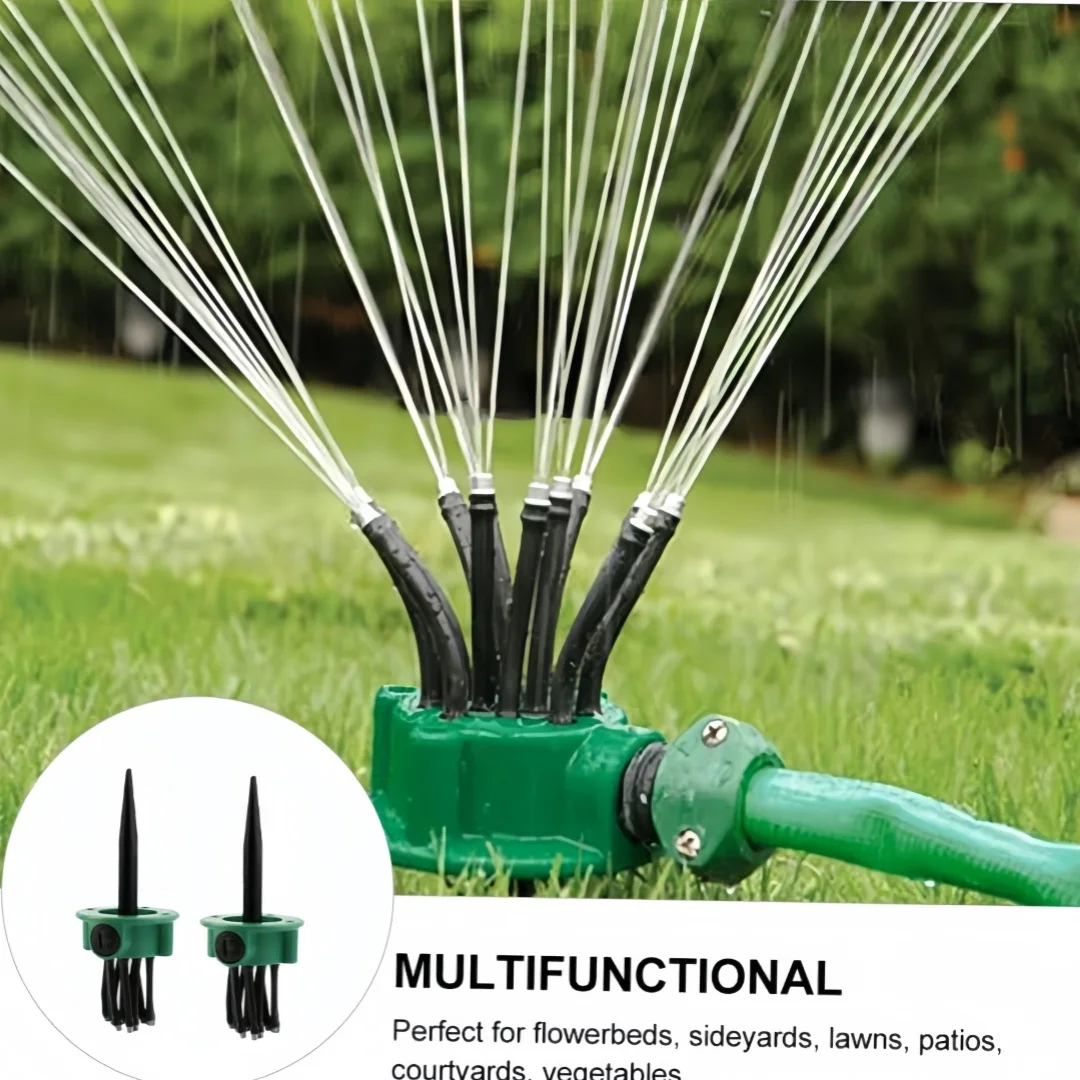 Plant Watering Device 360Degree Automatic Multi Head Watering Sprinkler for Gardening Lawn Landscaping Irrigation Sprinkler Tool