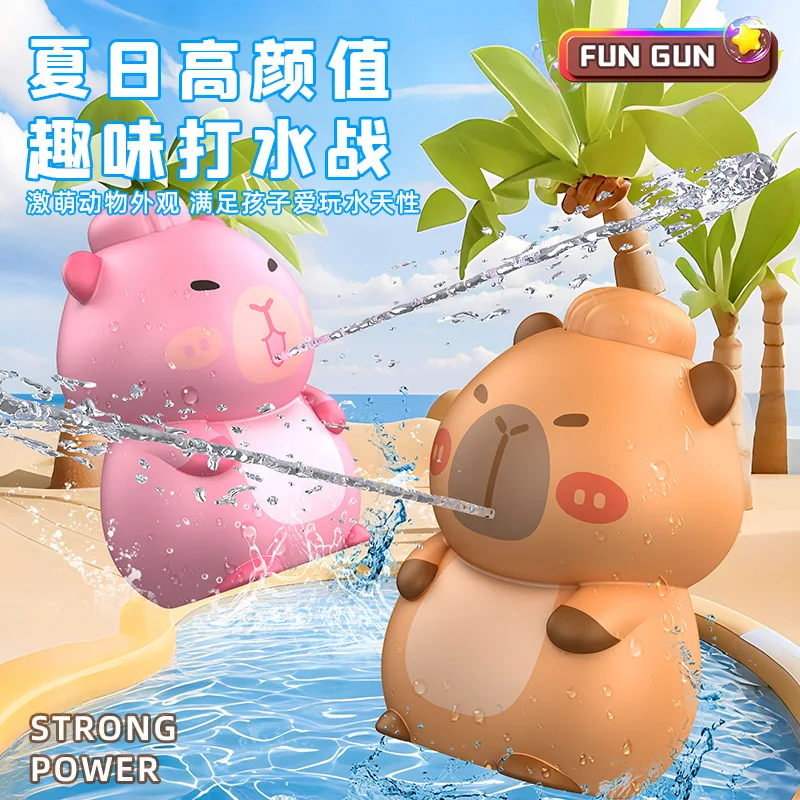 

Water Gun Summer Outdoor Water Spray Mini Guns Range Pools Beach Water Battle Fun Play Toys Children Boys Girls Cartoon 8.5cm