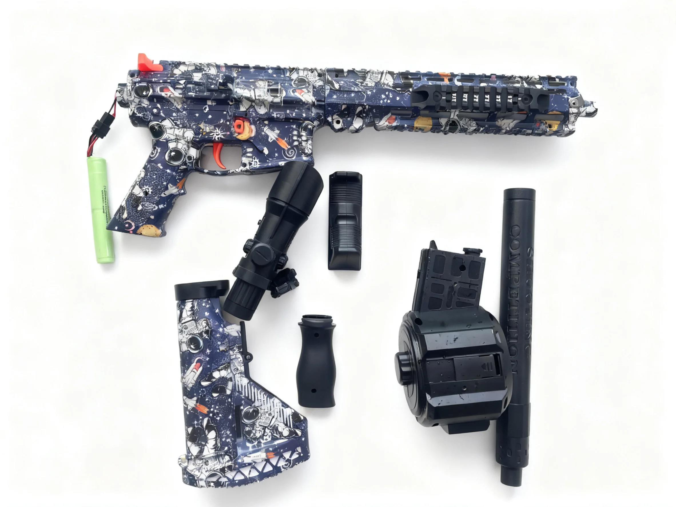 آمنة صديقة للبيئة جل الناسف بندقية السيارات الكهربائية طويلة المدى لعبة الرماية في الهواء الطلق لمعركة الفريق والكبار للهدايا #3