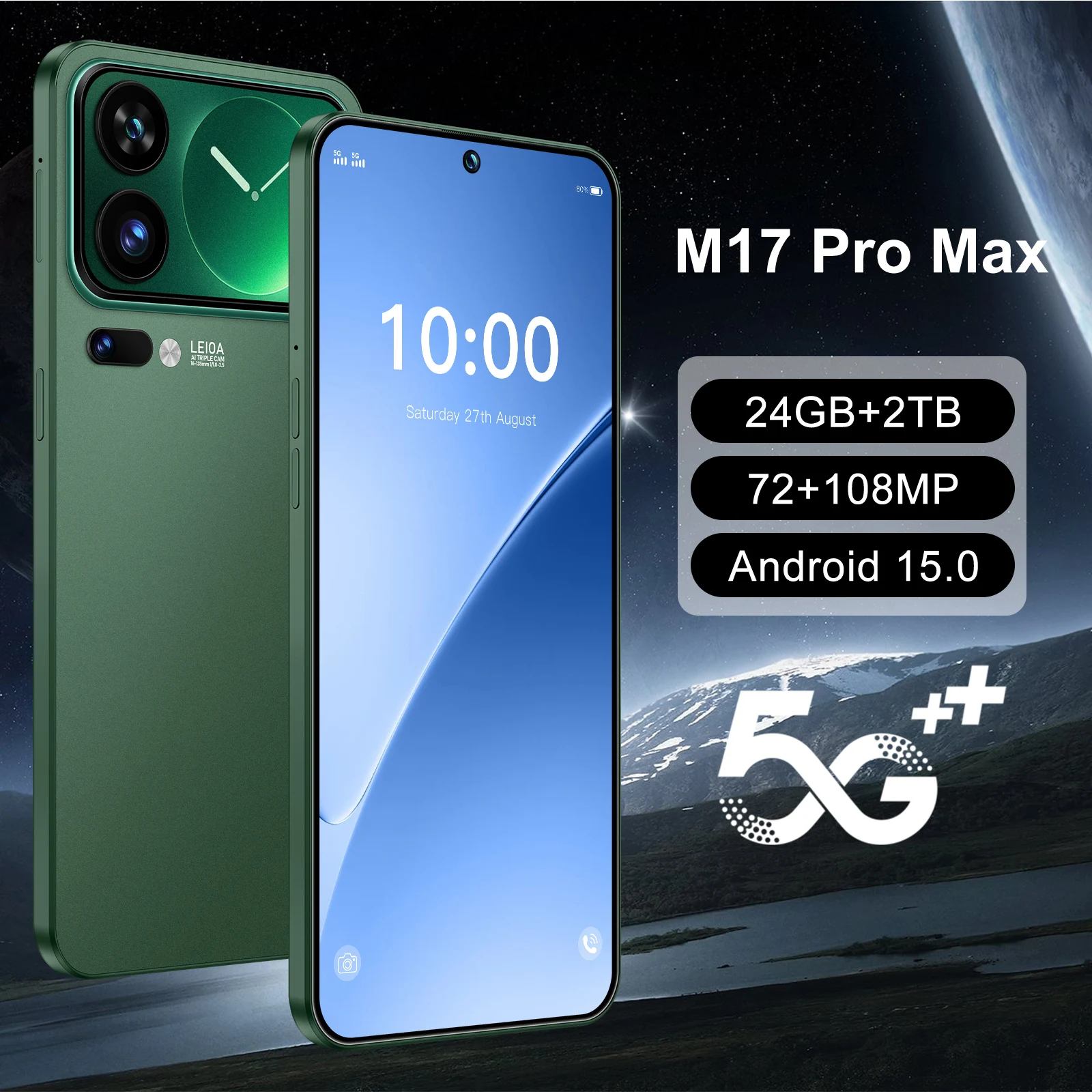 2026 NEW HOT Silicone Case For M17 Pro Max 7.3