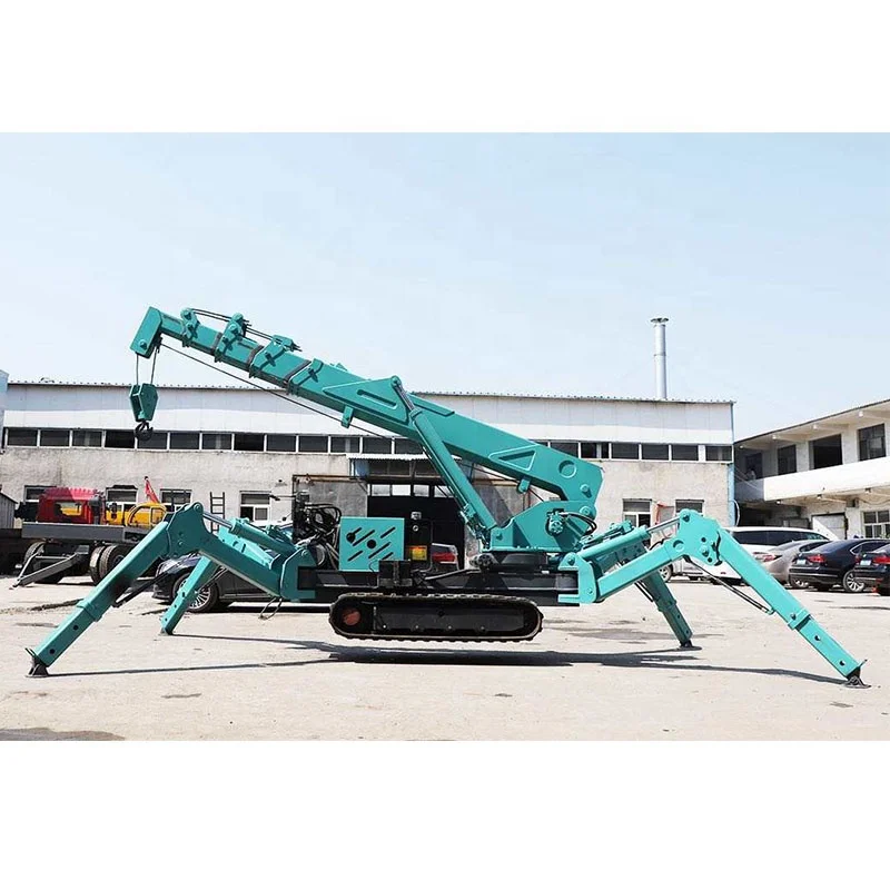 Certified Telescopic Boom Lift 2 Tons To 10 Tons 14 Tons 8m 10m 24m Rough Terrian Crawler Spider Crane High Quality Hot Sale