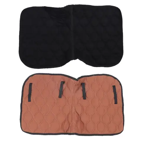Durable 98x57cm Saddle Pad Sponge Cotton Horse Saddle Pad Shock Absorbing Easy Clean Surface Saddle Cloth Daily Riding Use