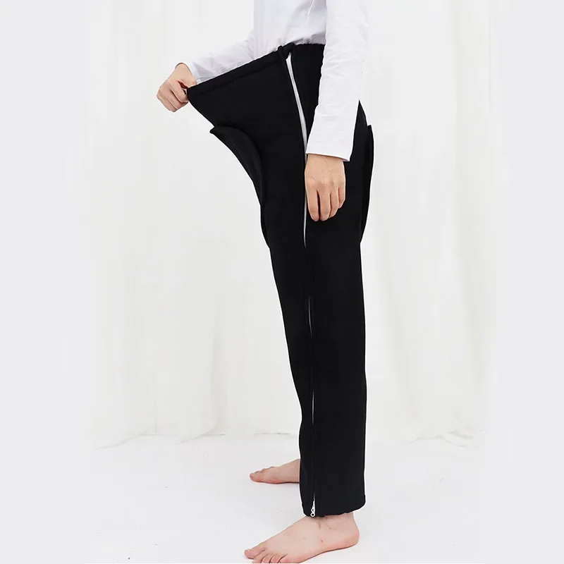 Elderly Open Crotch Pants Paralysis Bedridden Incontinence Patient Urination Defecation Nursing Pajamas Fracture Care Clothes