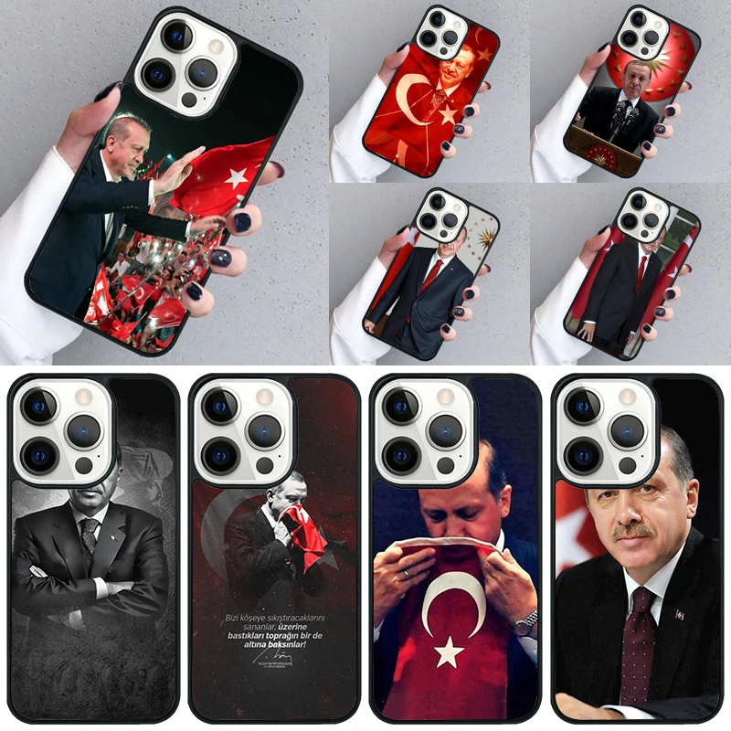 President Turkey Recep Tayyip Erdogan Phone Case For iPhone 16 15 13 14 Pro Max 11 12 Mini Plus 2022 XR XS MAX Cover