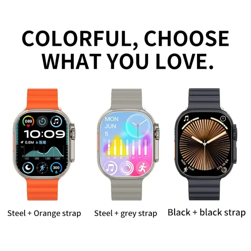 2025 NEW BW9 Smartwatch Cellular SIM Card Bluetooth Calling Telescopic Camera Full Network Coverage Step Counting Recording