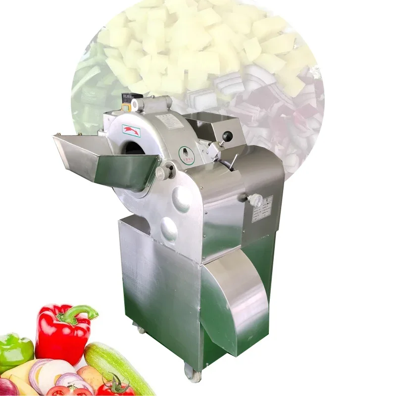Commercial Multi-functional Vegetable Cutter Sweet Potato Ginger Electric Slicer Cheese Shredder Dicer
