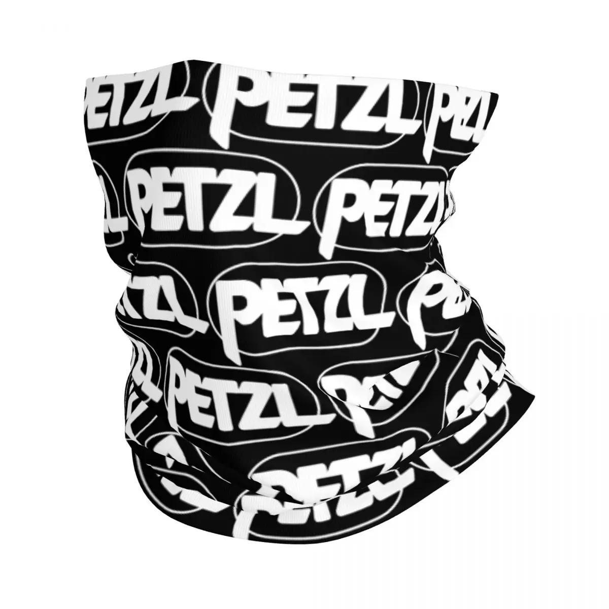 Petzl Logo scaldacollo stampato Unisex maschera sciarpa calda fascia escursionismo antivento