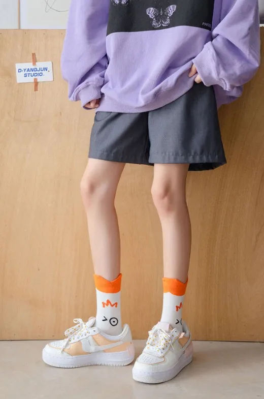 Kawaii Lovely Cartoon Cotton Short Socks Harajuku GirlsGift Daily Female Socks Support Dropshipping Funny Cute Women Socks Sweet