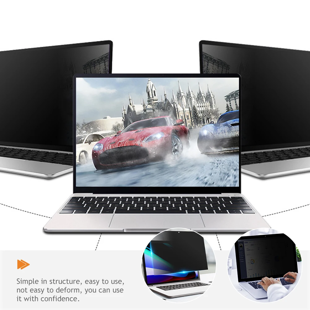 

Anti Peeping Privacy Screen Film for A2179 A2251 A2289 Laptop Pet Material Front Clear Side View Blocking Scratch