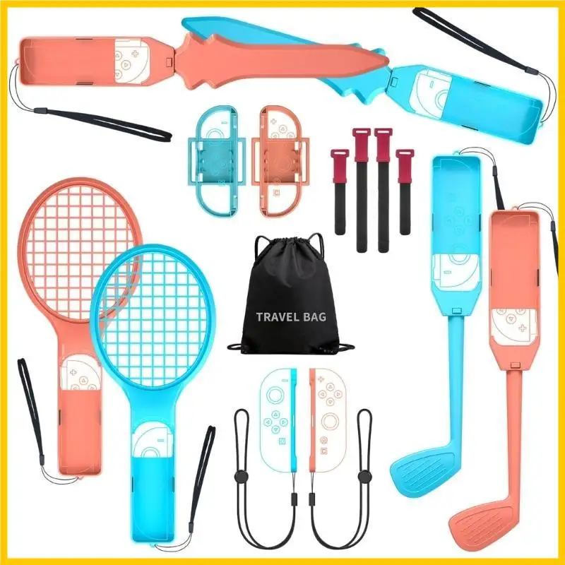 

Q1JF Comprehensive 15 Piece Motion Sports Bundles For NS2 Enhances Gaming Experience
