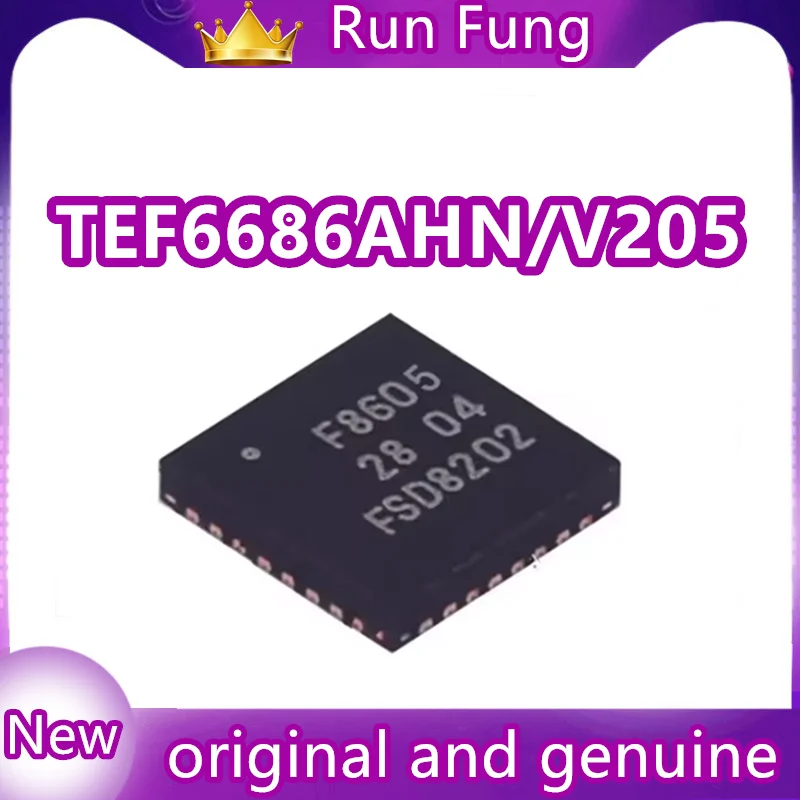 TEF6686AHN/V205 Screen printing F8605 QFN32 Rf receiver 1pcs/lot