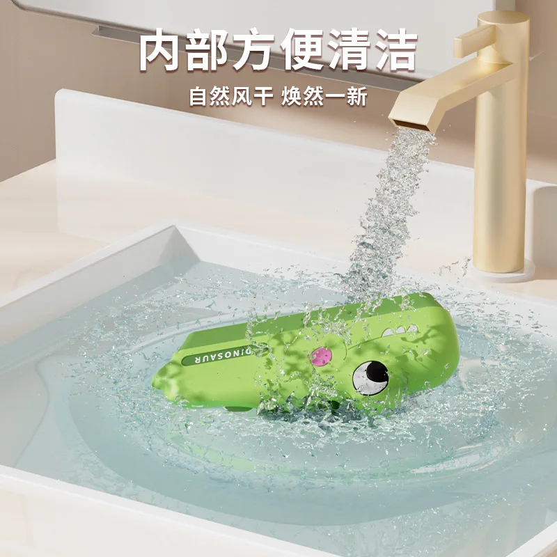 Harmonijka kartonowa z 32 otworami, kształt dinozaura, harmonijka z ustami rekina, instrument muzyczny, zabawka edukacyjna dla najmłodszych, zabawka rozwijająca inteligencję, prezent dla początkujących dzieci.